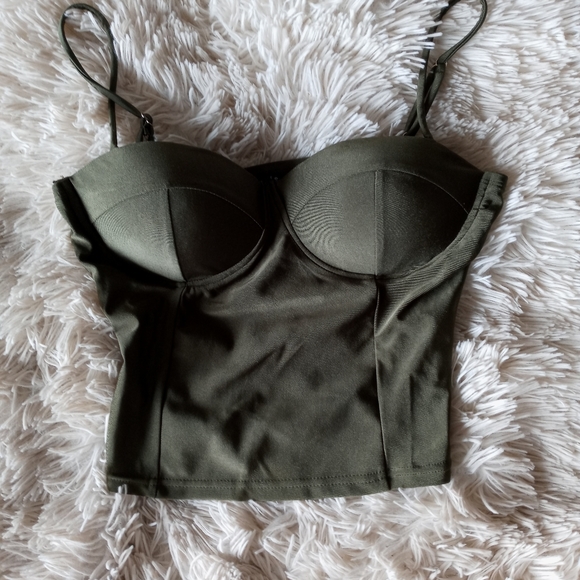 Haute Monde Bustier crop top - Picture 7 of 7